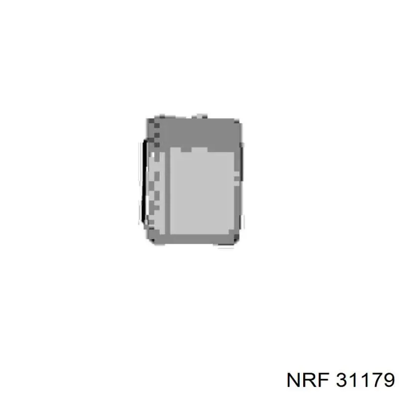 31179 NRF radiador de aceite, bajo de filtro