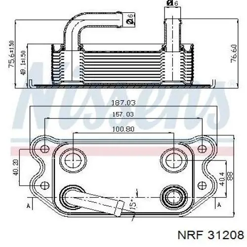 Comprar 31208 NRF Radiador de aceite