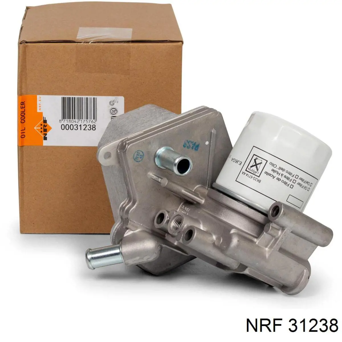 31238 NRF radiador de aceite, bajo de filtro