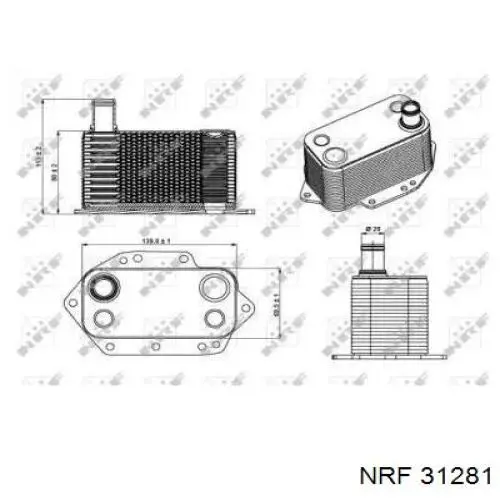 Radiador de aceite debajo del filtro Cautex 758690 precio, desde 54,93 EUR