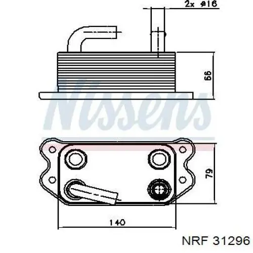 Comprar 31296 NRF Radiador de aceite