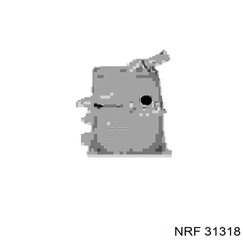 31318 NRF Radiador de aceite debajo del filtro