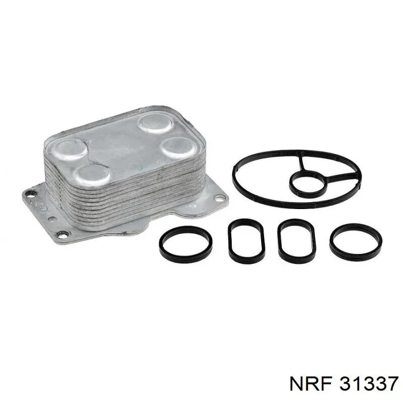 Radiador de aceite debajo del filtro NRF 31337 precio, desde 44,62 EUR