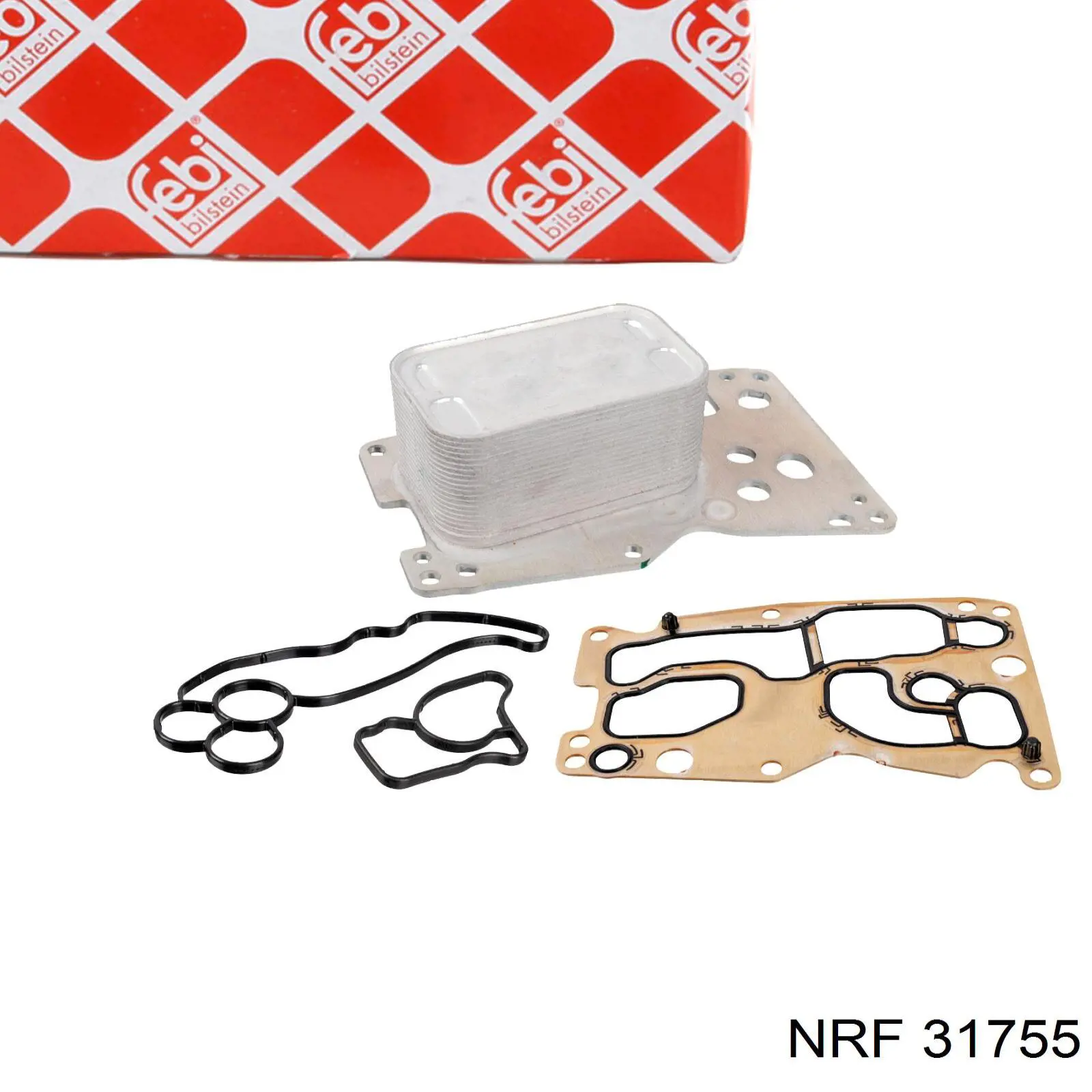31755 NRF Radiador de aceite debajo del filtro