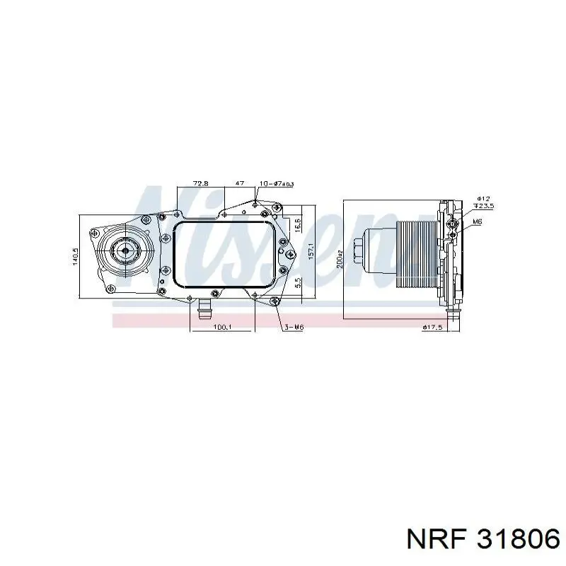 Comprar 31806 NRF Radiador de aceite