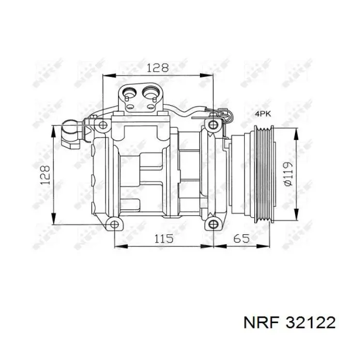 DCP05004 NPS compresor de aire acondicionado