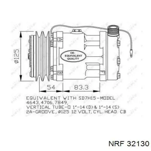 Compresor de ac NRF 32130