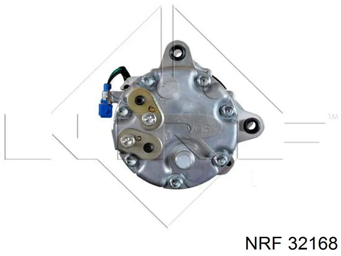 SD7V16-1246 Sanden compresor de aire acondicionado