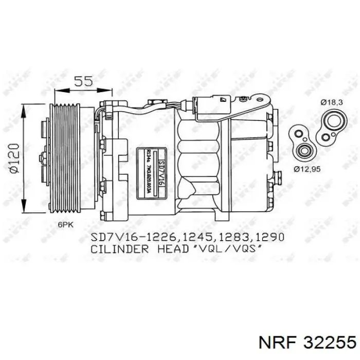Compresor ac NRF 32255 precio, desde 254,76 EUR