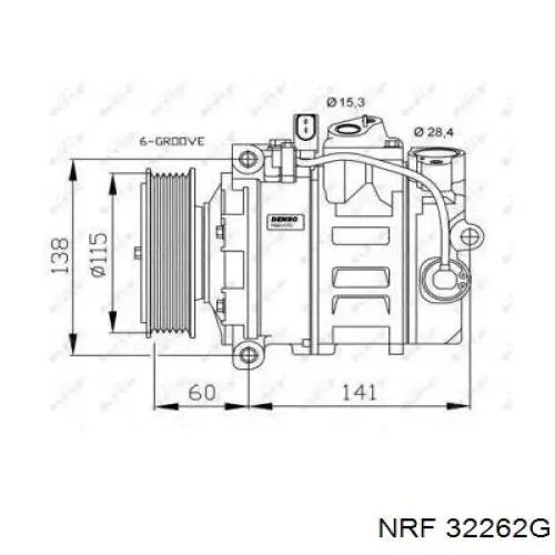 32262G NRF compresor de aire acondicionado