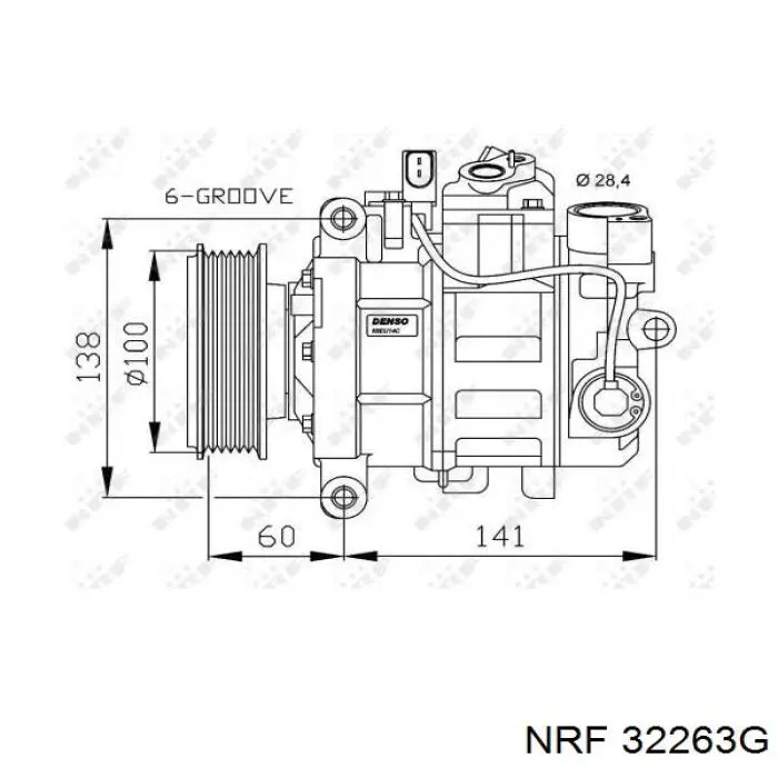 SKK047 Polcar compresor de aire acondicionado