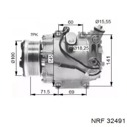 Compresor ac NRF 32491 precio, desde 350,05 EUR