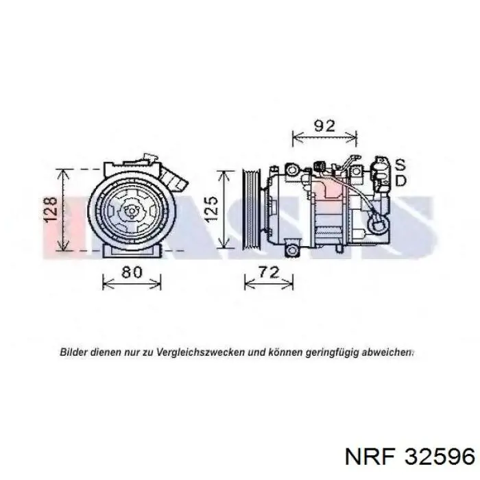 Compresor de ac NRF 32596