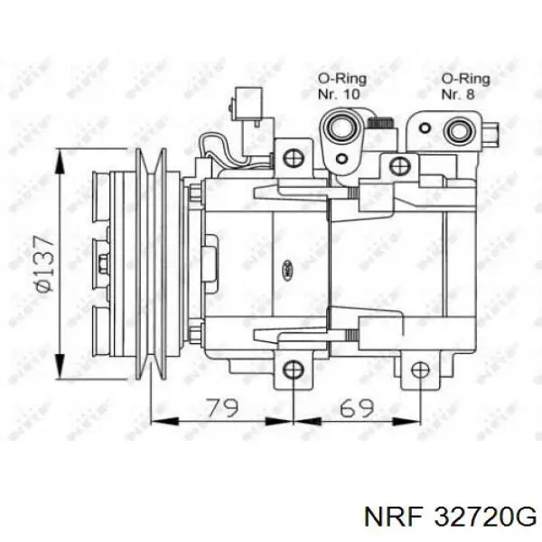Compresor de ac NRF 32720G