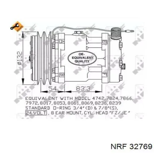 5700334 Liebherr compresor de aire acondicionado