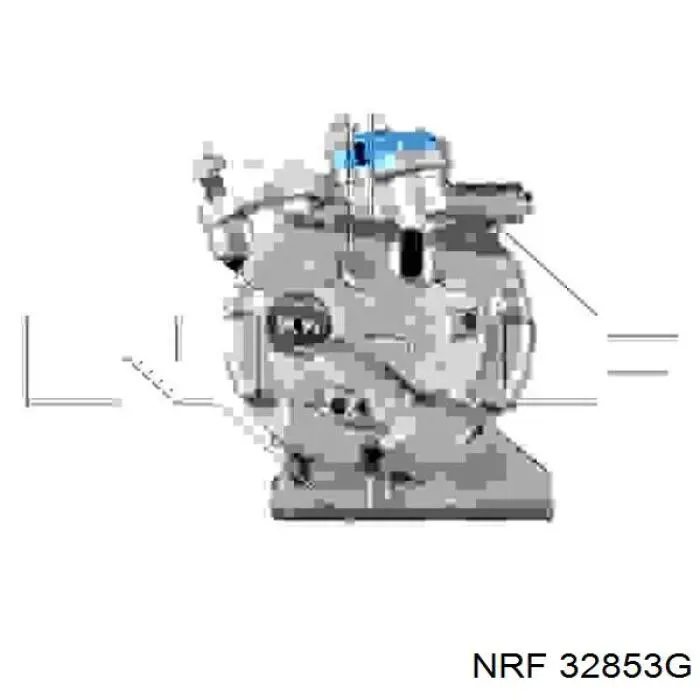 Compresor de aire acondicionado 1858668 Ford