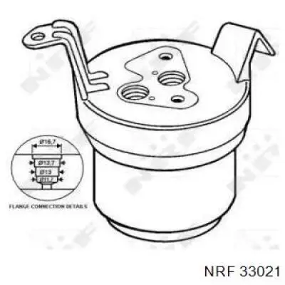 Comprar 33021 NRF Filtro secador de aire acondicionado