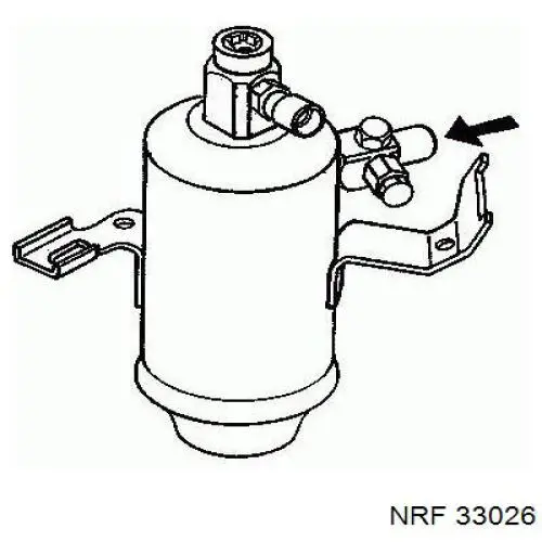 33026 NRF filtro deshidratador