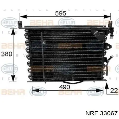 33067 NRF filtro deshidratador