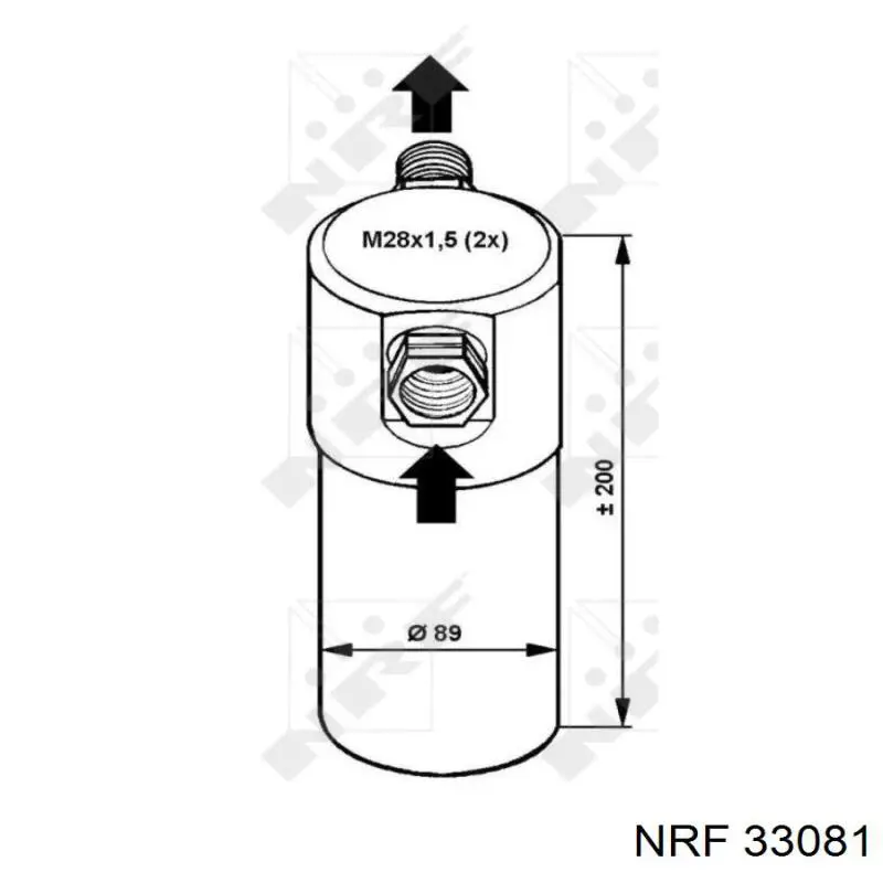 Filtro deshidratador 508880 VALEO