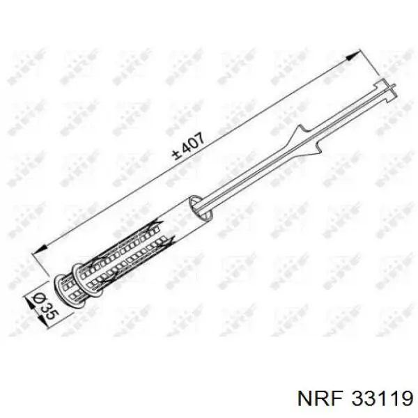 Filtro deshidratador aire acondicionado NRF 33119 precio, desde 57,34 EUR