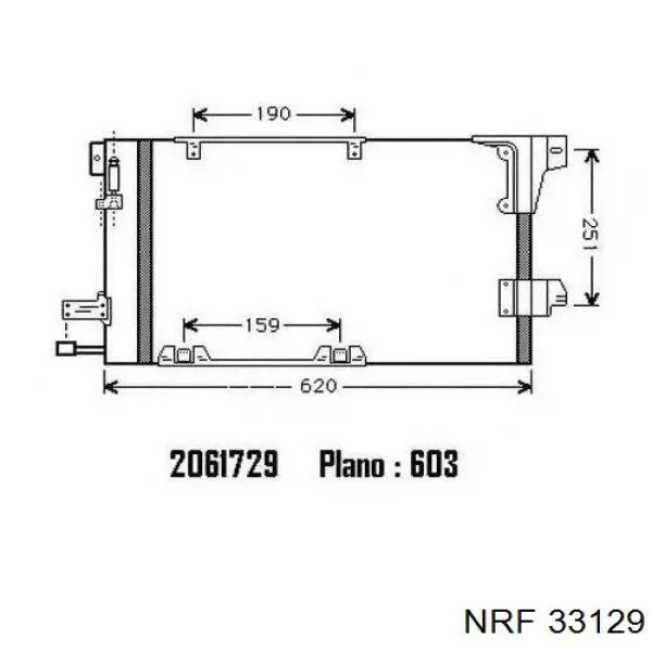 Filtro deshidratador aire acondicionado NRF 33129 precio, desde 52,27 EUR