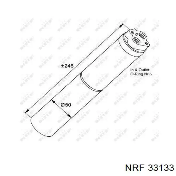 33133 NRF filtro deshidratador