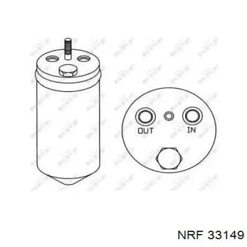 96512885 General Motors filtro deshidratador