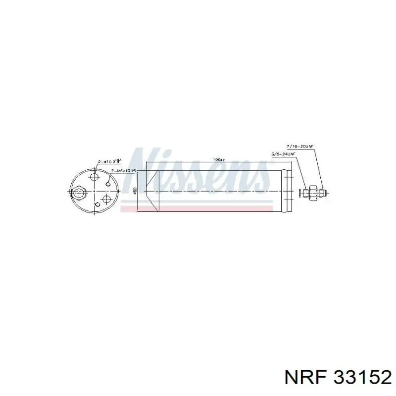 Filtro deshidratador aire acondicionado NRF 33152 precio, desde 20,39 EUR