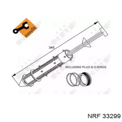 Comprar 33299 NRF Filtro secador de aire acondicionado