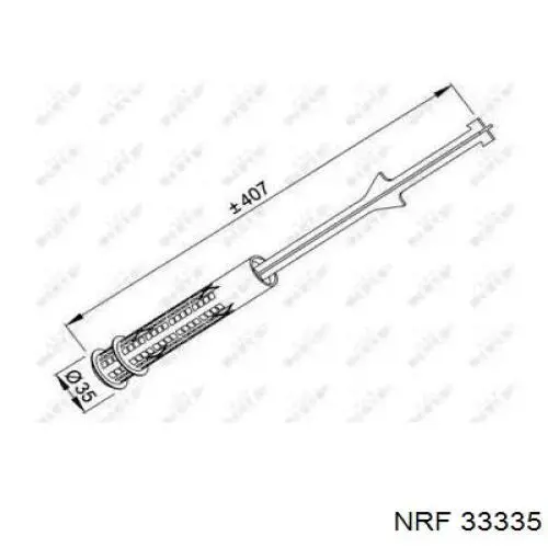 33335 NRF receptor-secador del aire acondicionado