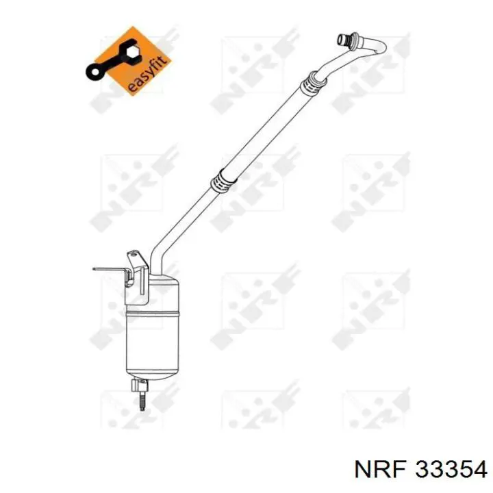 AD273000P Mahle Original receptor-secador del aire acondicionado