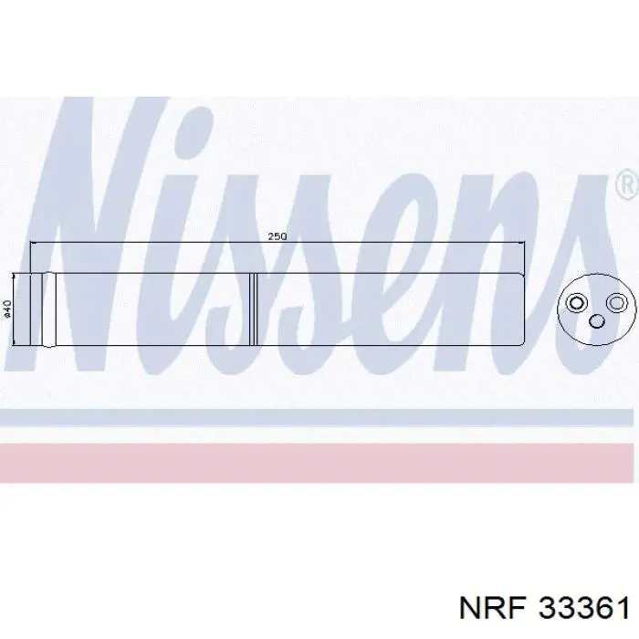 Comprar 33361 NRF Filtro secador de aire acondicionado