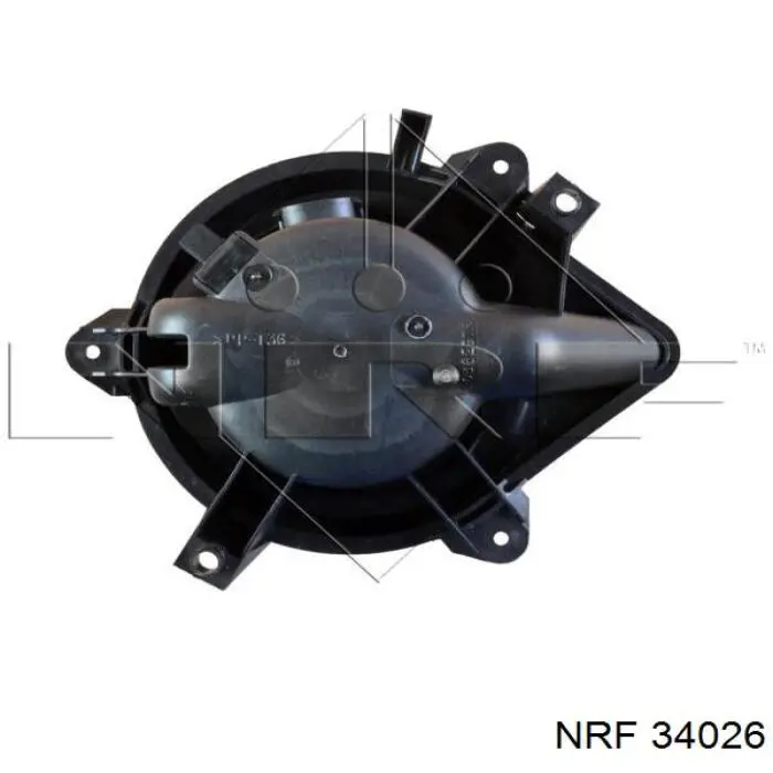 34026 NRF Ventilador de habitáculo