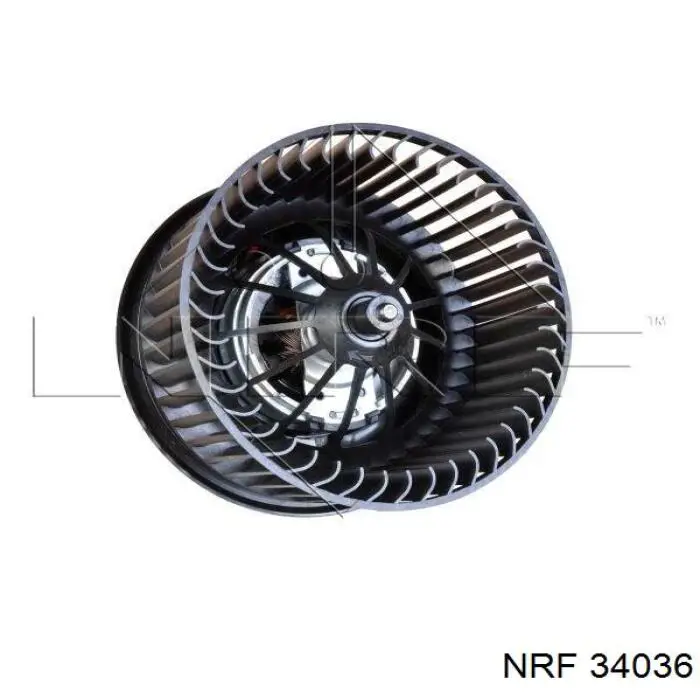 34036 NRF motor eléctrico, ventilador habitáculo