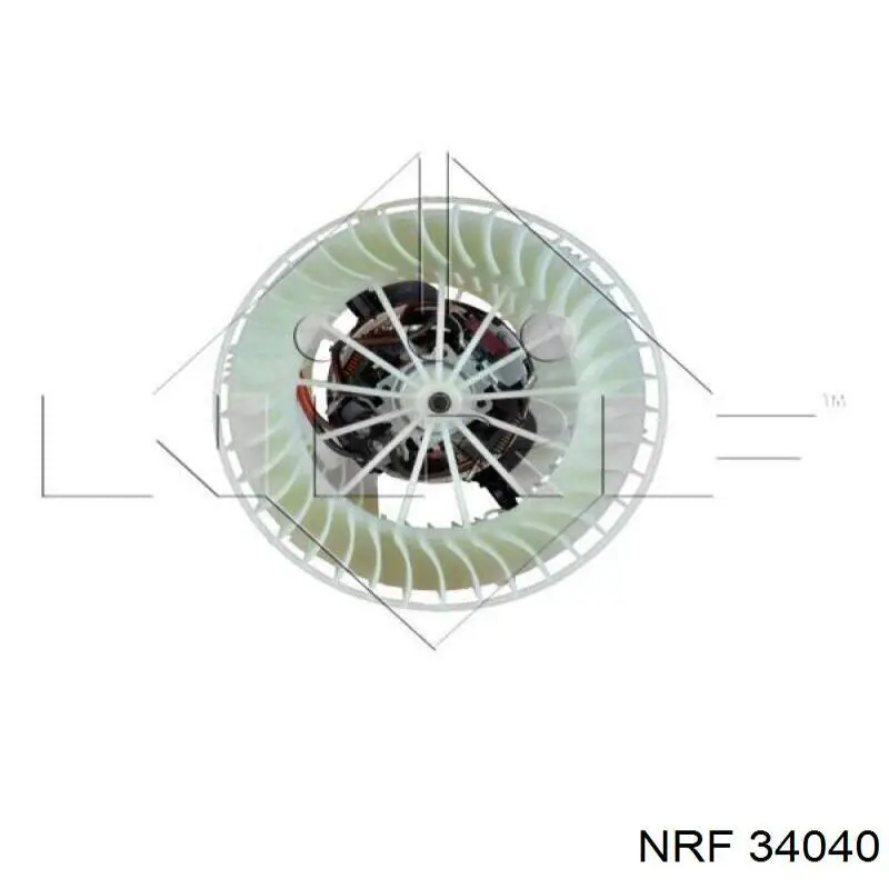 Ventilador habitáculo 34040 NRF