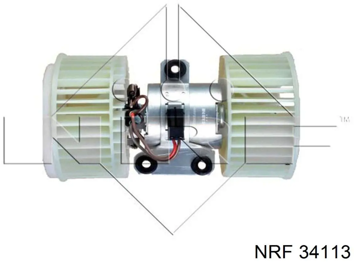 Ventilador interior NRF 34113