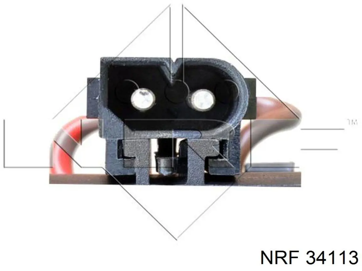 34113 NRF Ventilador de habitáculo