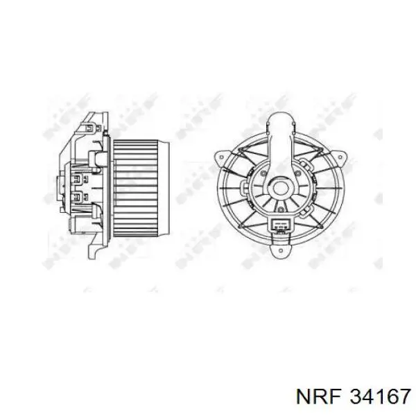 1804473 Ford motor eléctrico, ventilador habitáculo