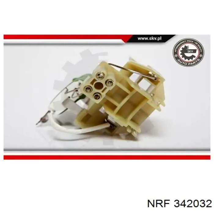 Resitencia, ventilador habitáculo NRF 342032