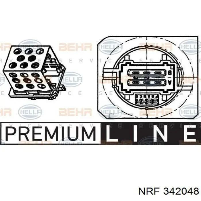 342048 NRF resistencia de calefacción