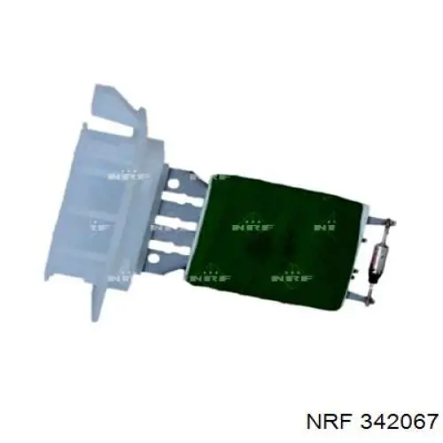 Resitencia, ventilador habitáculo NRF 342067