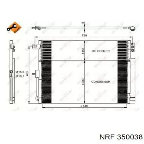 Aire acondicionado capacitor VALEO 822616 precio, desde 116,43 EUR