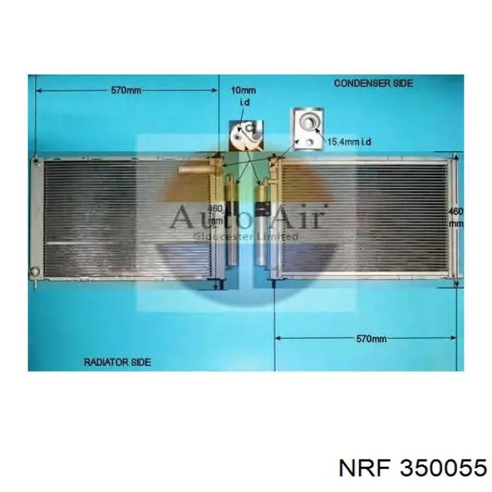 Comprar 350055 NRF Condensador de aire acondicionado