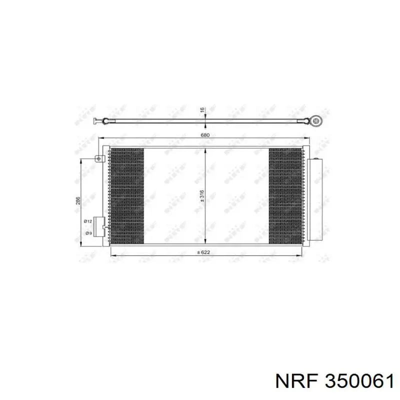 CF20295 Delphi condensador aire acondicionado