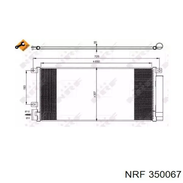 Comprar 350067 NRF Condensador de aire acondicionado