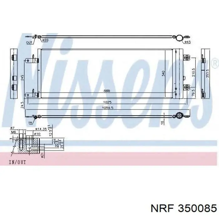 Aire acondicionado capacitor NRF 350085 precio, desde 160,86 EUR