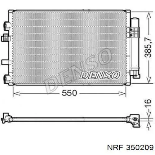 350209 NRF condensador aire acondicionado