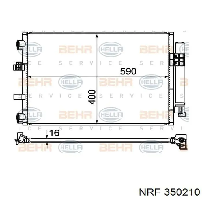 Condensador Ford 1851079
