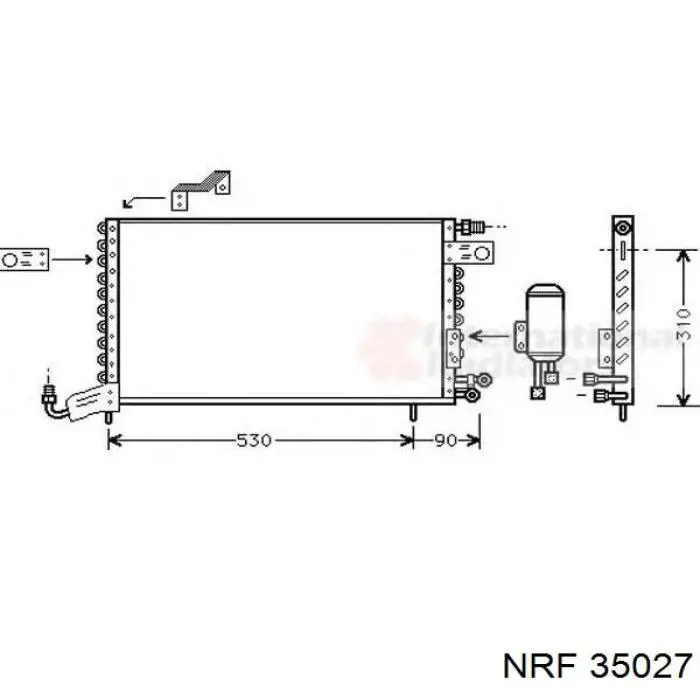 Aire acondicionado capacitor NRF 35027 precio, desde 121,64 EUR